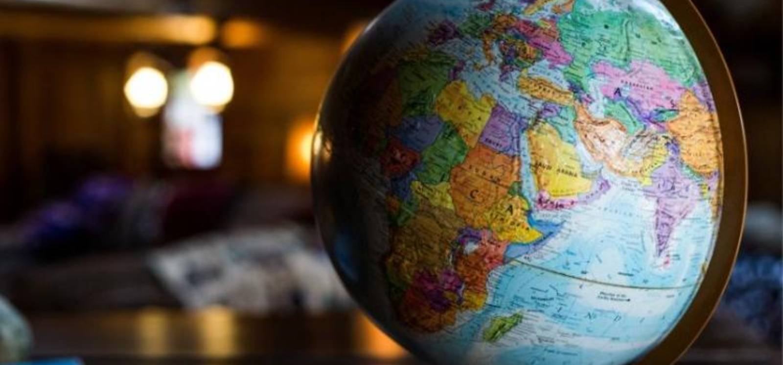 globe on desk